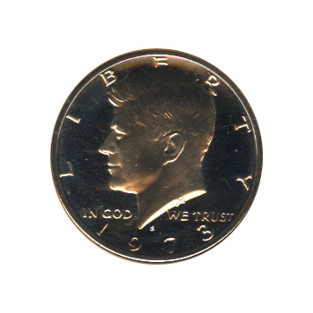 Kennedy Half Dollar 1973-S Proof